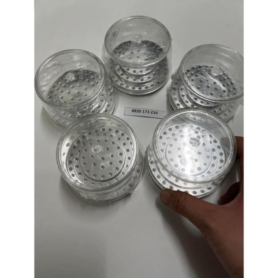 Hộp đựng mũi khoan 3 tầng tiết kiệm diện tích với số mũi để được gấp 3 lần và để được chổi đánh và mũi tay chậm