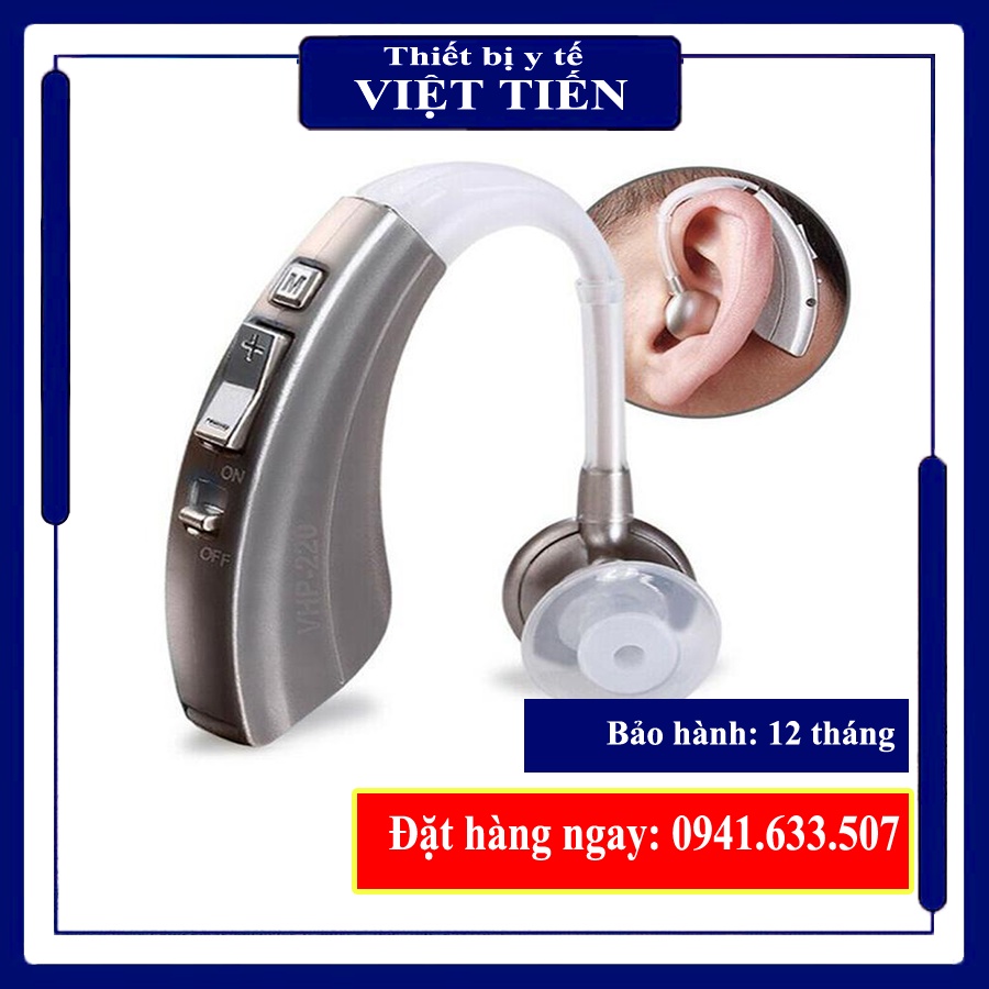 Máy Trợ Thính, Máy Trợ Thính Cho Người Già, Tai nghe trợ thính người già, Máy trợ thính không dây VHP220