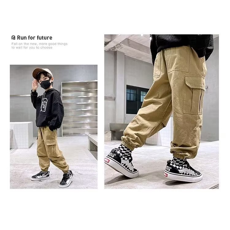 Quần Thể Thao Plus Size Thời Trang Xuân Thu Cho Bé Trai