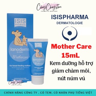 [TEM CTY] ISIS Pharma Mother Care 15mL - Kem dưỡng hỗ trợ giảm chàm môi, nứt núm vú