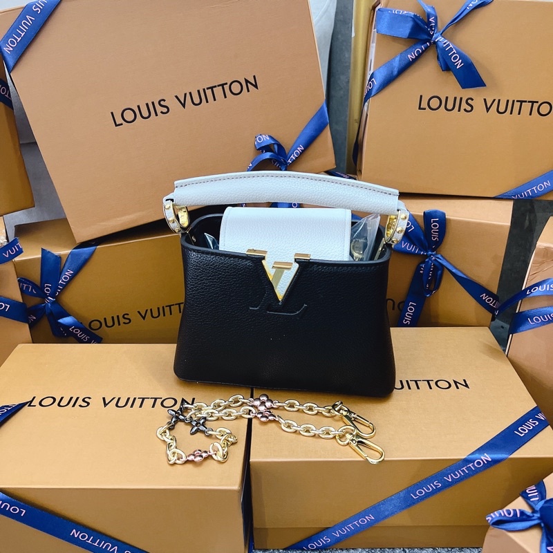 TÚI XÁCH EO VI CAPU SUPER VIP DA DÊ THẬT FULL BOX NAM CHÂM SIZE 20