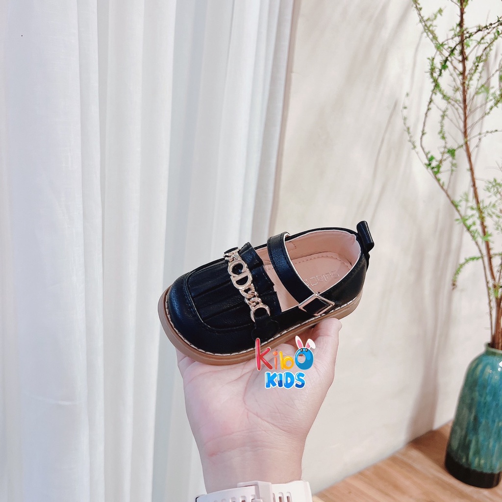 Giày Búp Bê Da Mềm Đính Nơ Kiểu Dáng Đáng Yêu Cho Bé Gái 2-6 Tuổi BB520