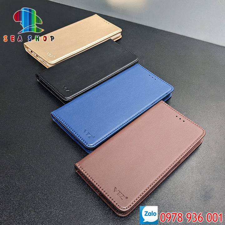 Bao da Samsung A03, A03S dạng ví, Có ngăn cài thẻ - tiền, Thiết kế nắp gập 2 mặt -Có thể dựng điện thoại trên mặt bàn
