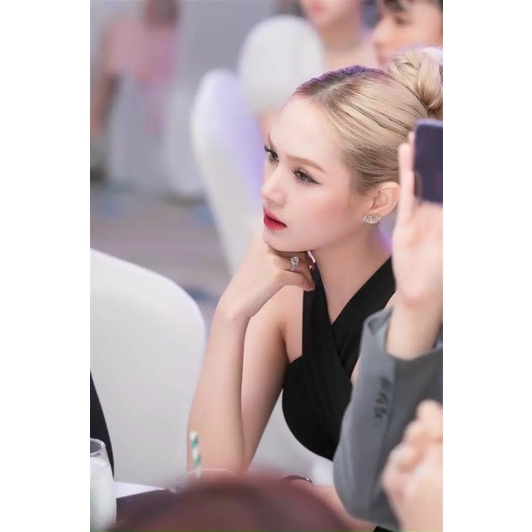 Jum Dài Hở Eo Sexy Cổ Chéo CC018