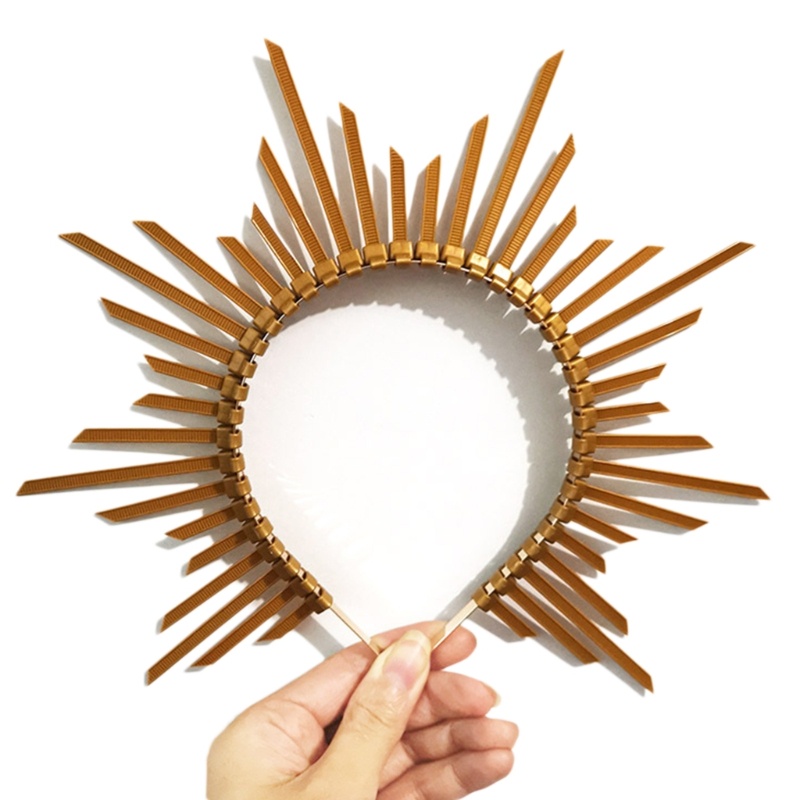 Băng Đô Có Gai Nhọn Phong Cách Lolita Halocrown Sunburst Hy Lạp