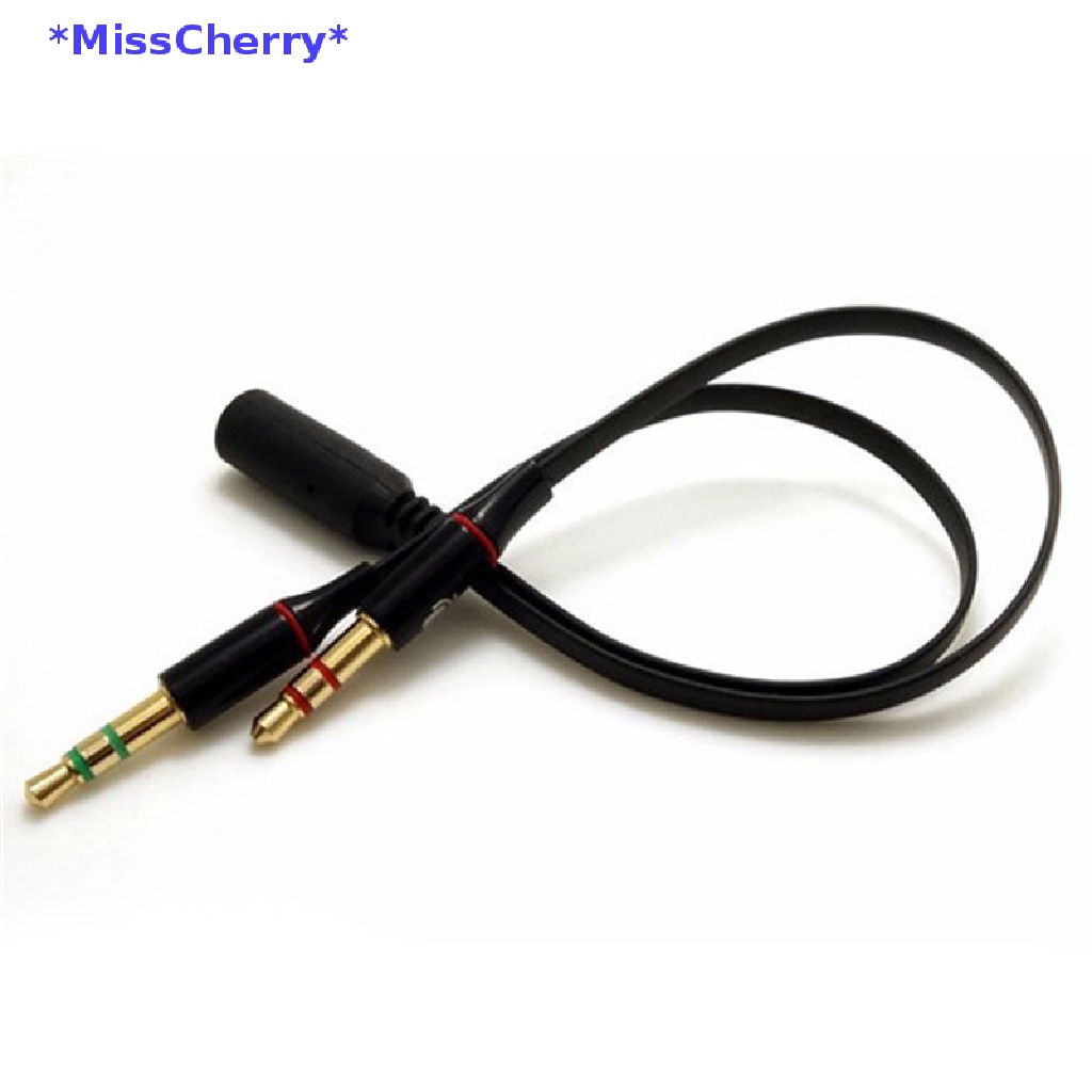 Dây Cáp Âm Thanh Chữ Y Chuyển Đổi Cổng 3.5mm Sang 2 Đầu Cắm Aux Chuyên Dụng Cho Tai Nghe PC Mới
