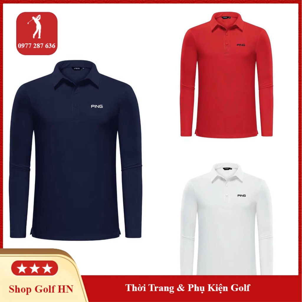 Áo golf Nam Ping thể thao chống nắng vải thấm hút mồ hôi tốt AT002