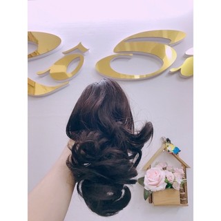 Tóc giả xoăn cho bé