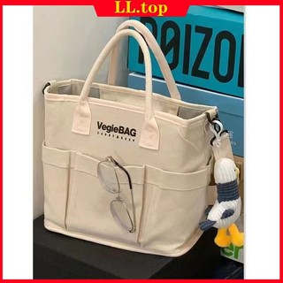 Túi xách canvas cỡ lớn đa năng thời trang cho nữ