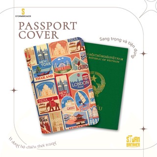 Bao Da Hộ Chiếu - Ví Đựng Passport Du Lịch ( in tên cá nhân ) Wonder World - LT059 STORMBREAKER