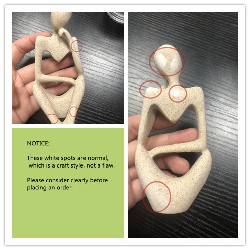 Mô Hình Người Suy Nghĩ Mini Bằng Nhựa Resin Dùng Trang Trí