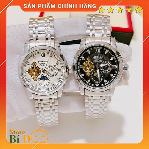 Đồng hồ nam Longines chạy cơ automatic size 41 dây hợp kim đúc cao cấp CHÔNG NƯỚC