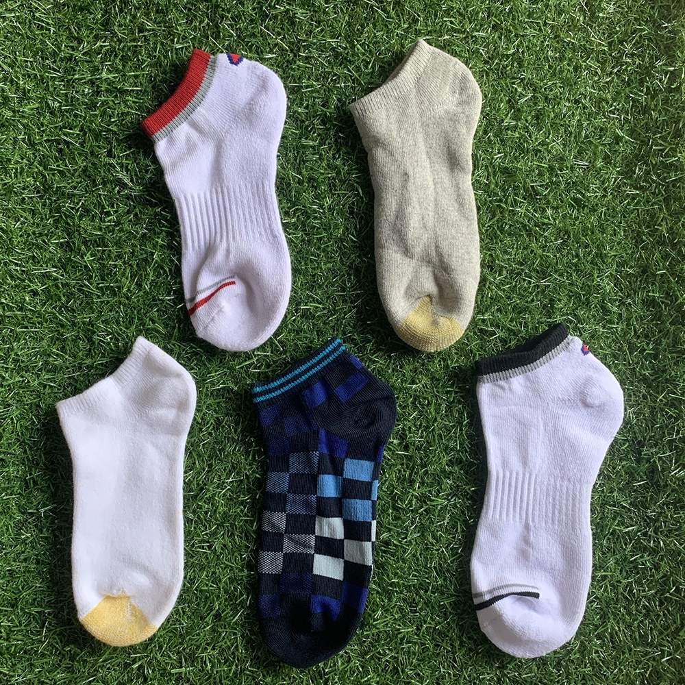 (combo 10 đôi) Vớ nam, tất Nam cổ ngắn (giao ngẫu nhiên) chất liệu 100% cotton mềm mịn, dày dặn, Tất cao cấp mã HH5