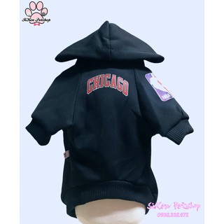 Áo hoodie chicago cho chó/mèo
