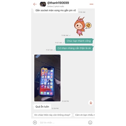 Màn hình X LCD -   đẹp như màn zin cảm ứng mượt mà