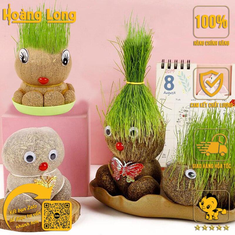 Búp Bê Đầu Hoa Cỏ Dễ Thương Trang Trí Phòng Bàn Làm Việc