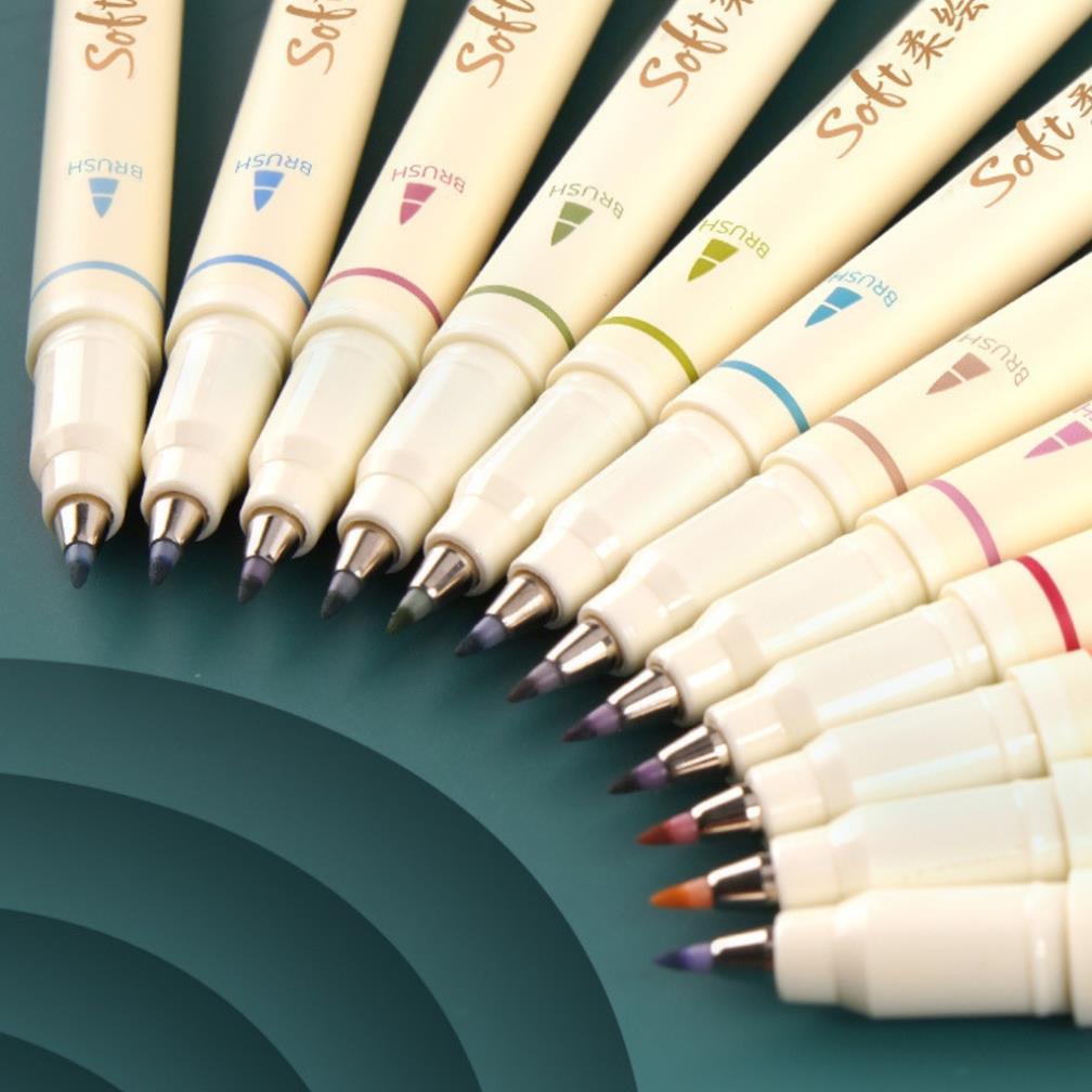 BÚT Soft Brush Sign Pen Luyện Calligraphy Ngòi Cao Cấp