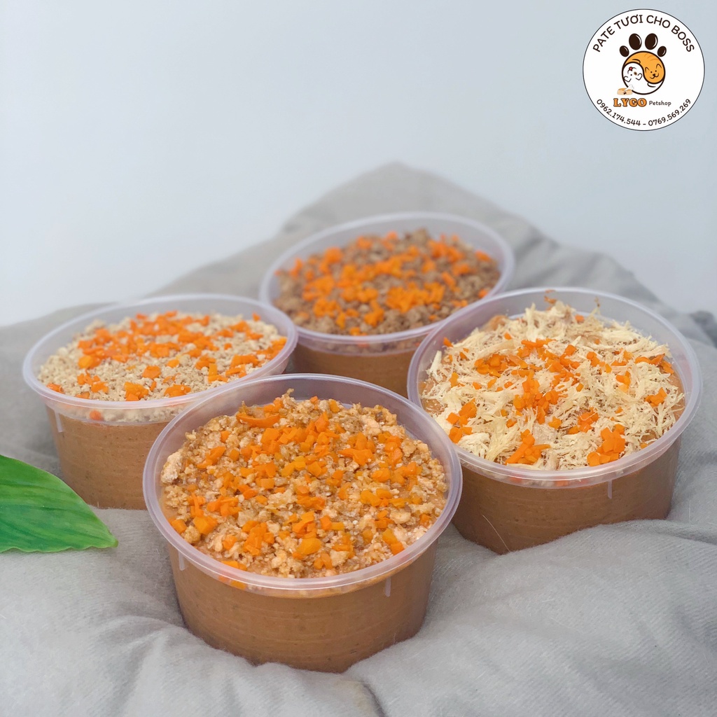 Pate gà la cà- Pate tươi chó mèo