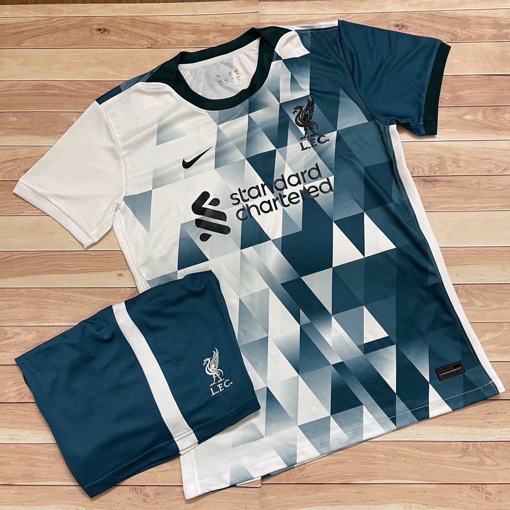 Áo Bóng Đá CLB Liverpool, Áo Đá Banh Liver 2022/2023 - Chuẩn Mẫu Thi Đấu - Vải Polyester Gai Thái