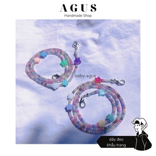 Dây đeo khẩu trang hạt cườm handmade