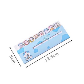 Giấy Note Đánh Dấu Trang Hình Thú Đứng / Ngang - Sticker (5x12.5cm)