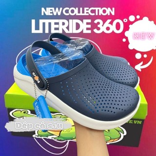 Dép sục cross literide nam nữ màu xanh hàng loại 1 chính hãng full tag, full box