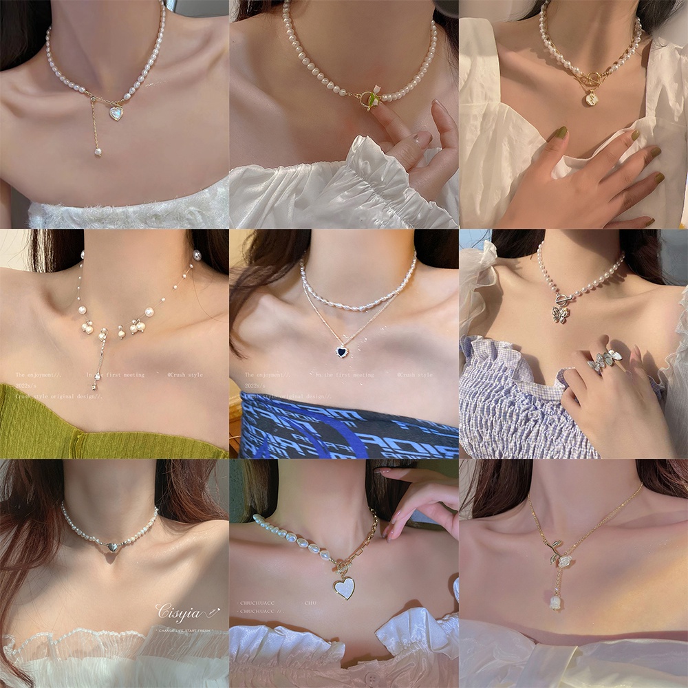 Vòng cổ 17KM mặt tùy chọn kiểu thời trang xinh xắn