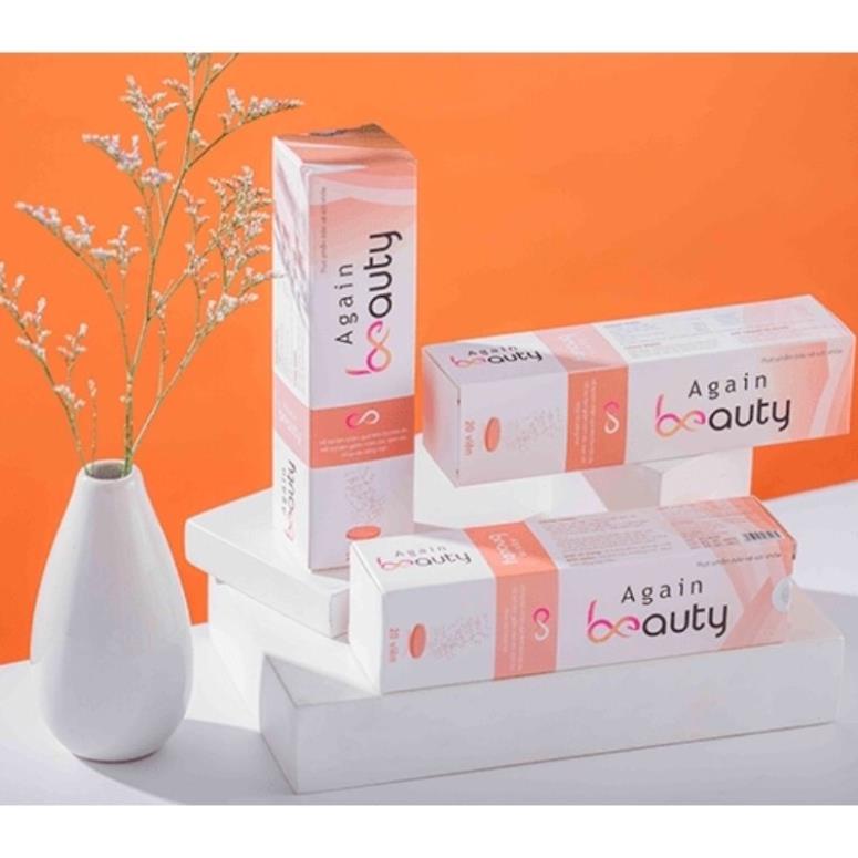 Viên Sủi Làm Trắng, Trẻ Hóa Da, Mờ Nám, Chống Lão Hóa  Again Beauty - Hộp 20 Viên