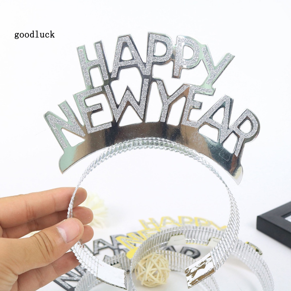 Chúc may mắn| Băng Đô Cài Tóc Ổn Định Thiết Kế Đục Lỗ Thời Trang Năm Mới