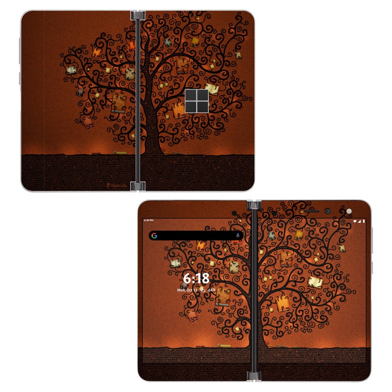 Skin decal dán Surface Duo mẫu Tree Of Books