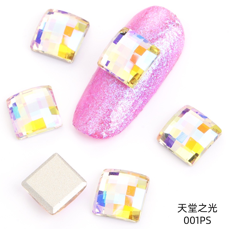 Bán Chạy Mới Mũi Khoan Móng Tay Nghệ Thuật Dạng Lưới Đáy Phẳng Mặt Kính Vuông