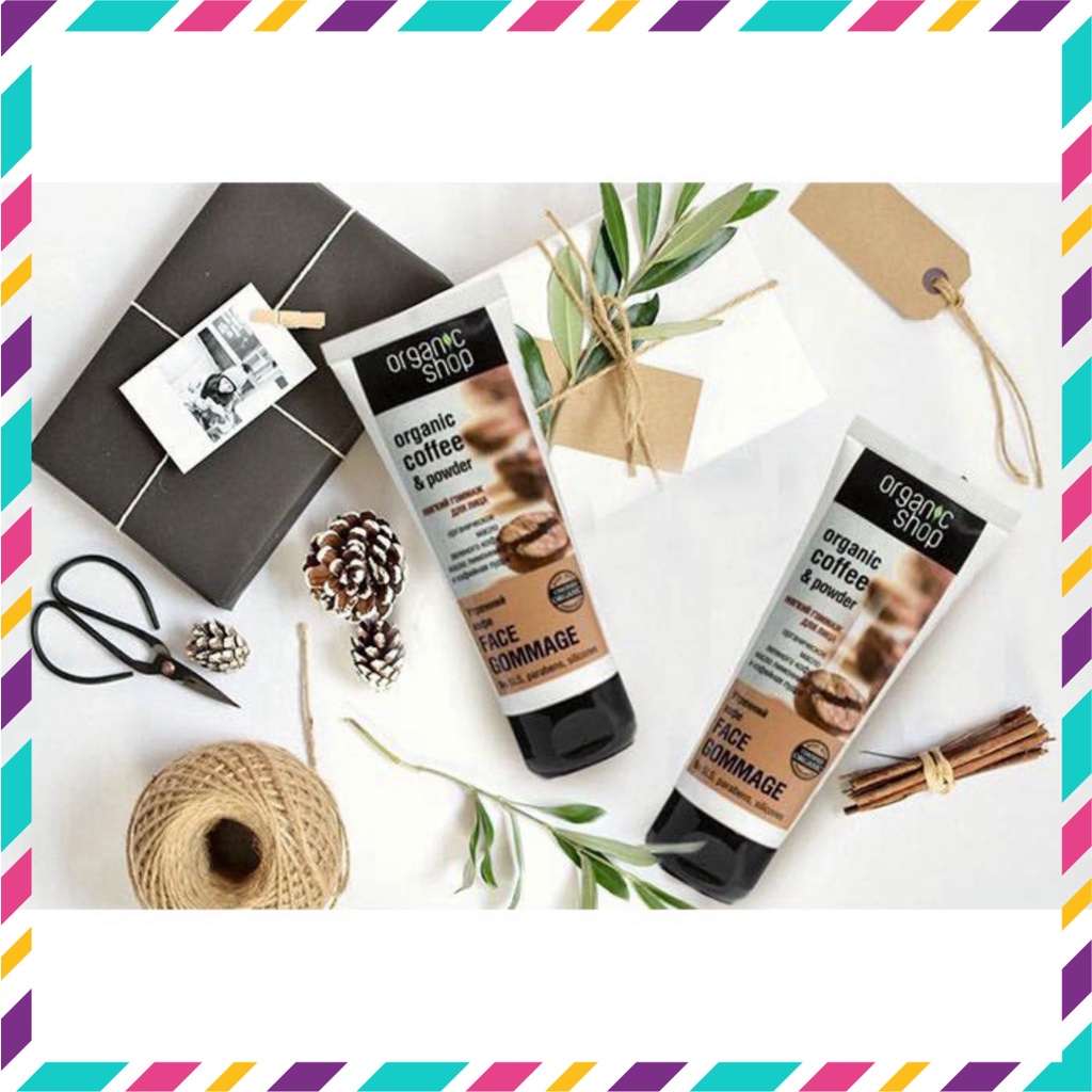 Tẩy Tế Bào Chết Cho Da Mặt Chiết Xuất Cà Phê Organic Coffee & Powder