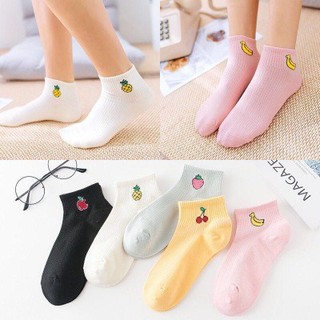 Tất nữ, vớ nữ cổ dài hình trái cây - nhiều màu - V102