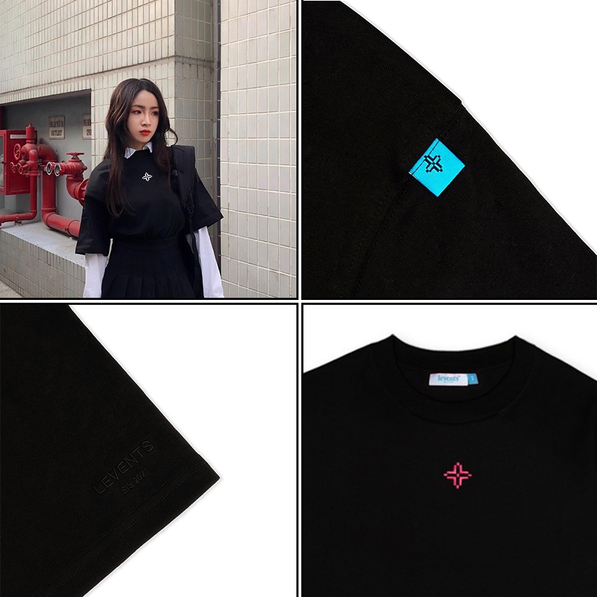 Áo thun Lì Ven XL Logo Tee Basic tay lỡ form rộng vải Cotton thoáng mát cao - Thời trang nam nữ Unisex