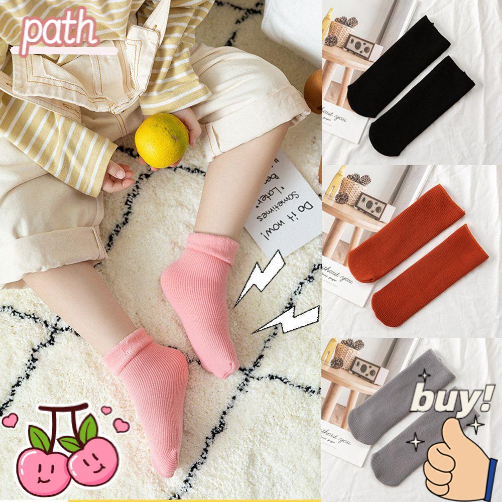 Vớ Ngủ Vải Cotton Dày Mềm Mại Giữ Ấm Chân Cho Bé