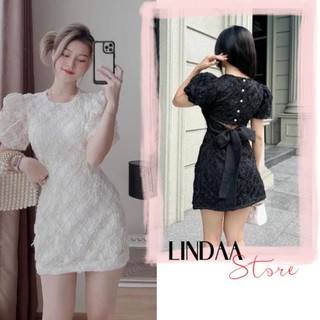 Đầm dự tiệc babadoll hở lưng angle dress