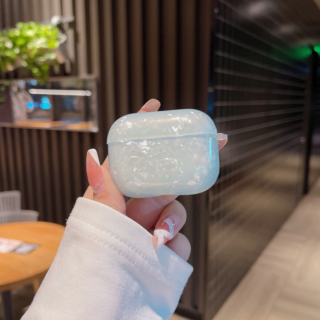 Vỏ Bảo Vệ Hộp Sạc Tai nghe không dây AirPods 1 2 Pro2 2022 gen3 2021 Bằng TPU Silicone Mềm Họa Tiết Lấp Lánh