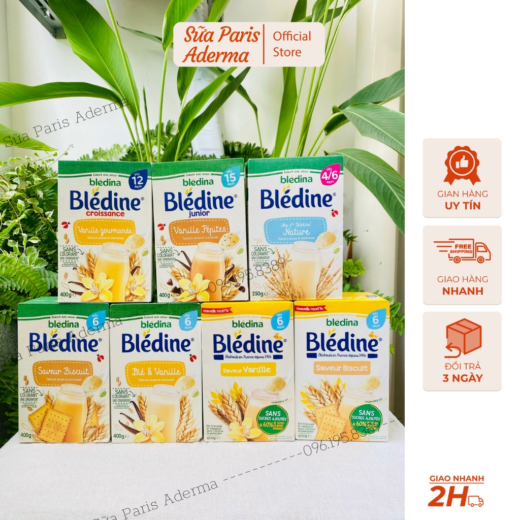 Bột lắc sữa Bledina - bột pha sữa bledine pháp - hàng air, mẫu mới_Sữa Paris Aderma.