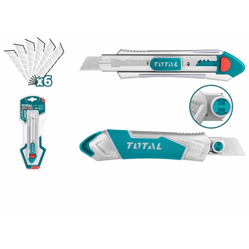 ĐỒ NGHỀ TOTAL Dao rọc giấy 100MMX18MM TG5121806