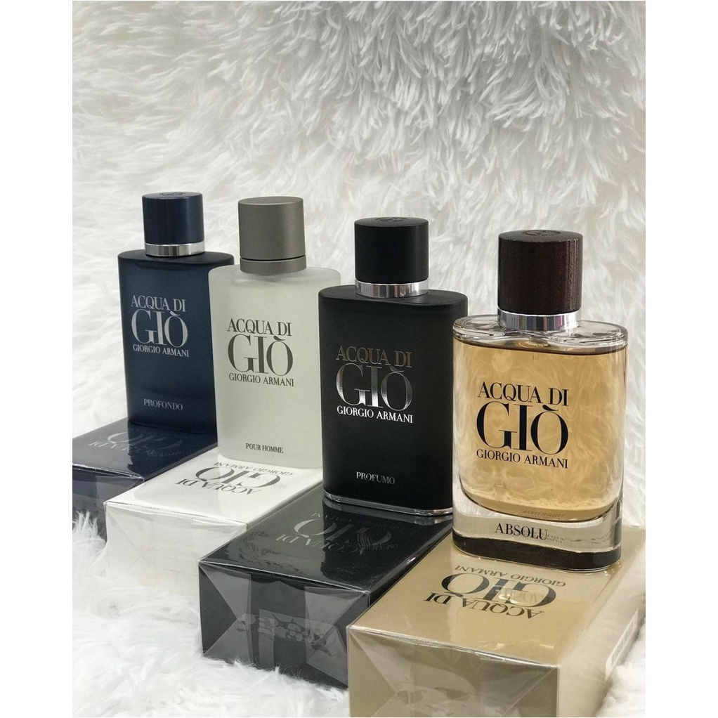 Nước hoa Giò 100ml sẵn 4 màu