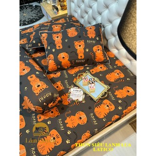BỘ DRAP THUN SIÊU LẠNH LỤA LATICO THÁI LAN CAO CẤP MỚI (ÔM KHOÁ KÉO)