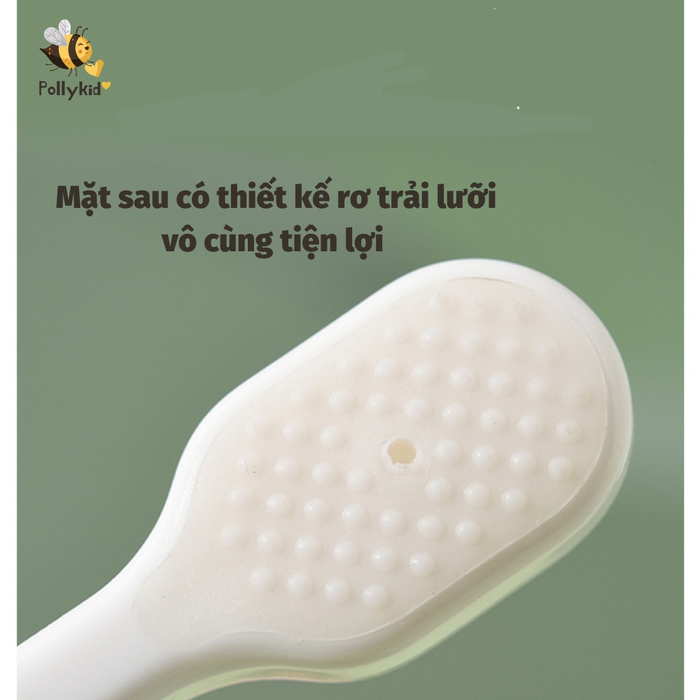 Bàn Chải Đánh Răng Họa Tiết Hình Khủng Long Đáng Yêu Cho Bé 1 Đến 6 Tuổi  Polly Kid SP405