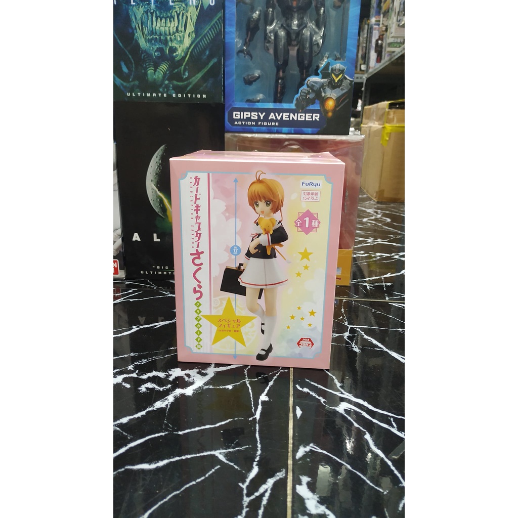 MÔ HÌNH NHÂN VẬT THỦ LĨNH THẺ BÀI FURYU SAKURA UNIFORM VER