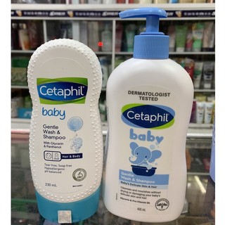 Sữa tắm gội Cetaphil Baby Gentle Wash & Shampoo 230ml - 400ml