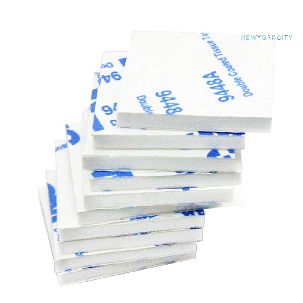 Set 50 / 100 Miếng Dán Xốp Hai Mặt Hình Vuông Chống Nước