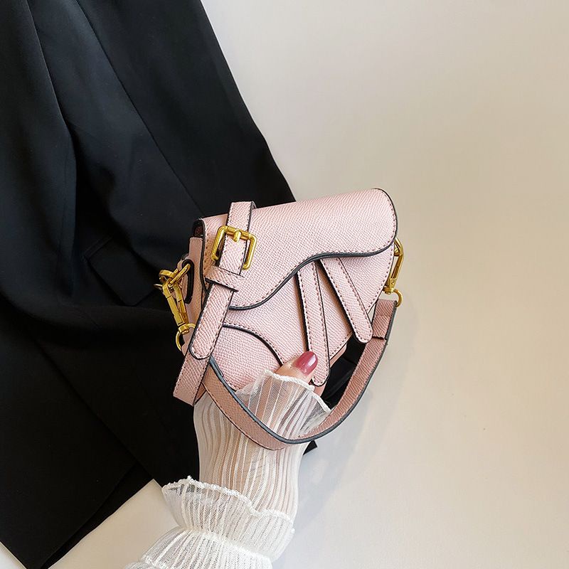 Túi Da Đeo Chéo Mini Nữ, Túi Da Bé Gái Yên Ngựa Thời Trang Trẻ Trung Sành Điệu