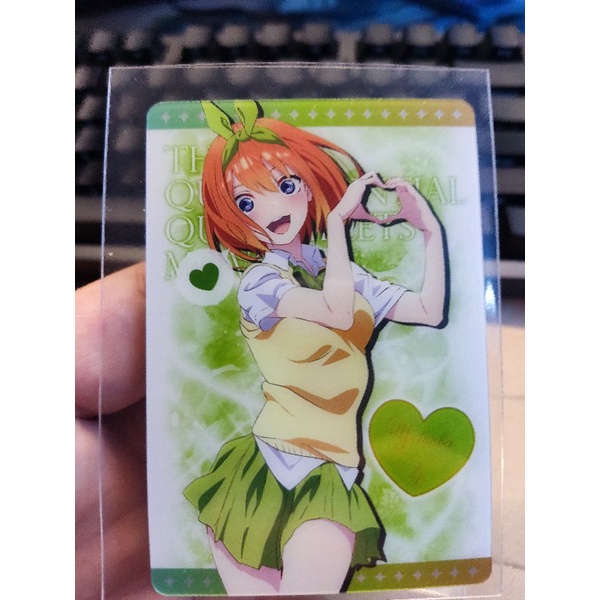 Thẻ Carddass chính hãng Bandai Nhà có 5 nàng dâu Gotoubun no Hanayome The Quintessential Quintuplets