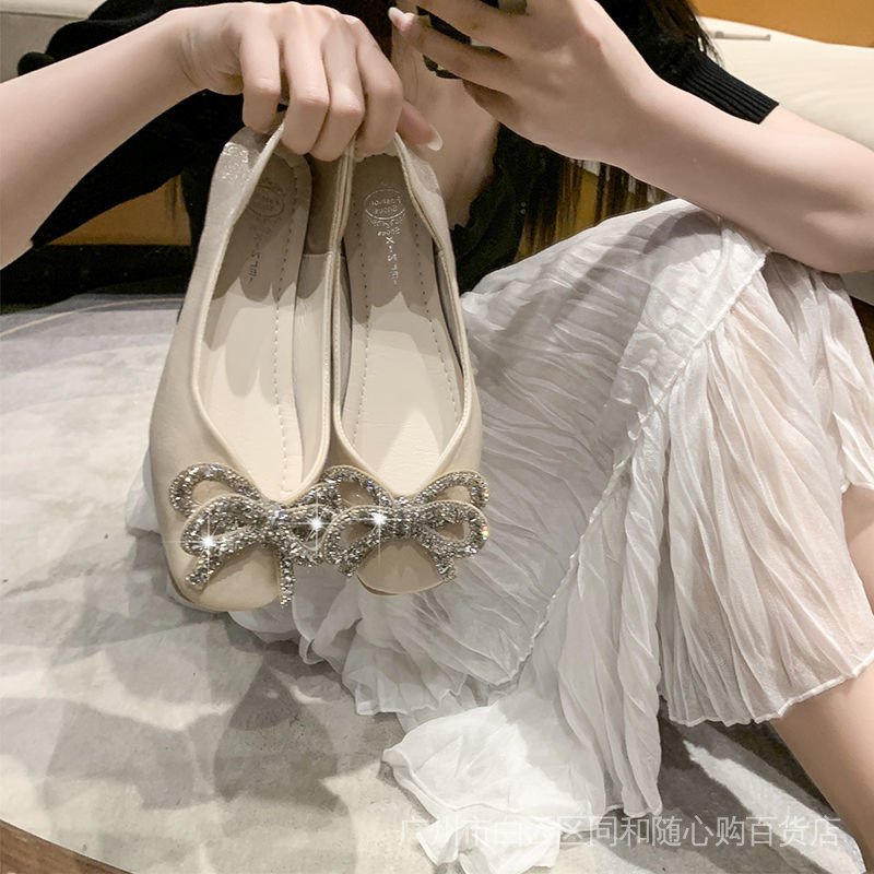 Giày Búp Bê Đế Bệt Thời Trang Mùa Xuân Hè 2022 Thanh Lịch