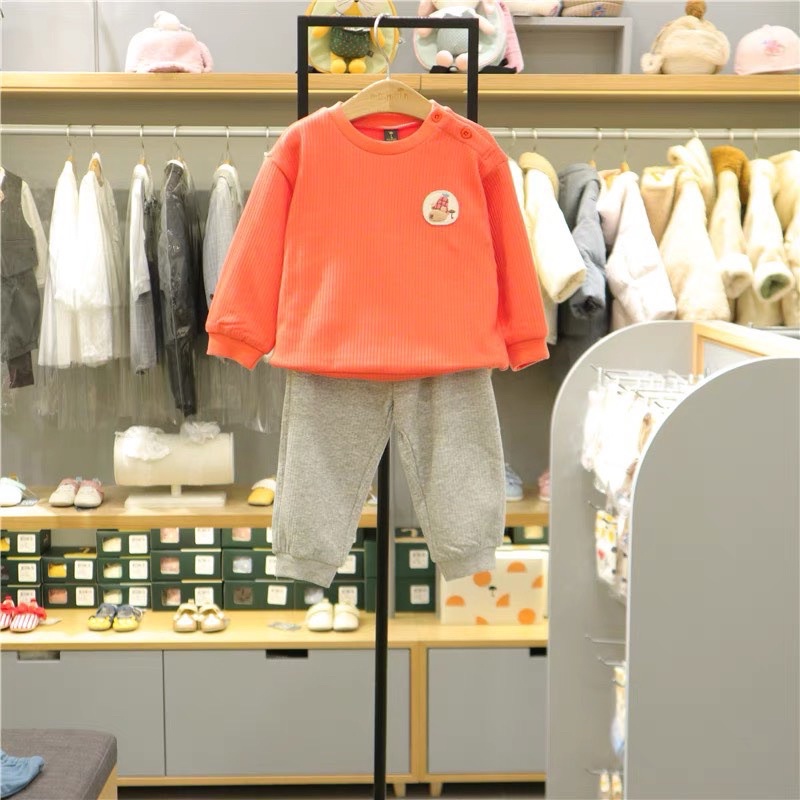 Bộ nỉ bé trai, bé gái TQXK dư xịn nhiều màu cho bé từ 1Y đến 7Y