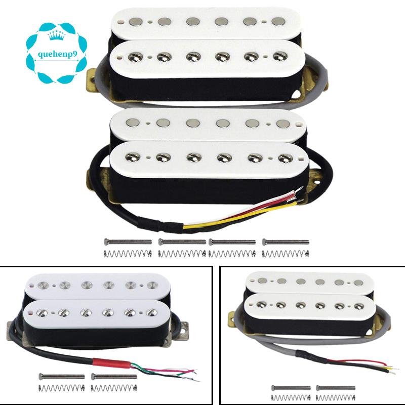 Pickup Humbucker Pickups Alnico V Pickup Màu Trắng Cho Đàn Guitar Điện